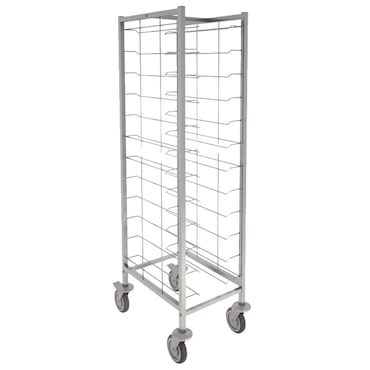 Carro con 12 guias para bandejas self-service - 570x650x1720 mm - 91011620 Eurast