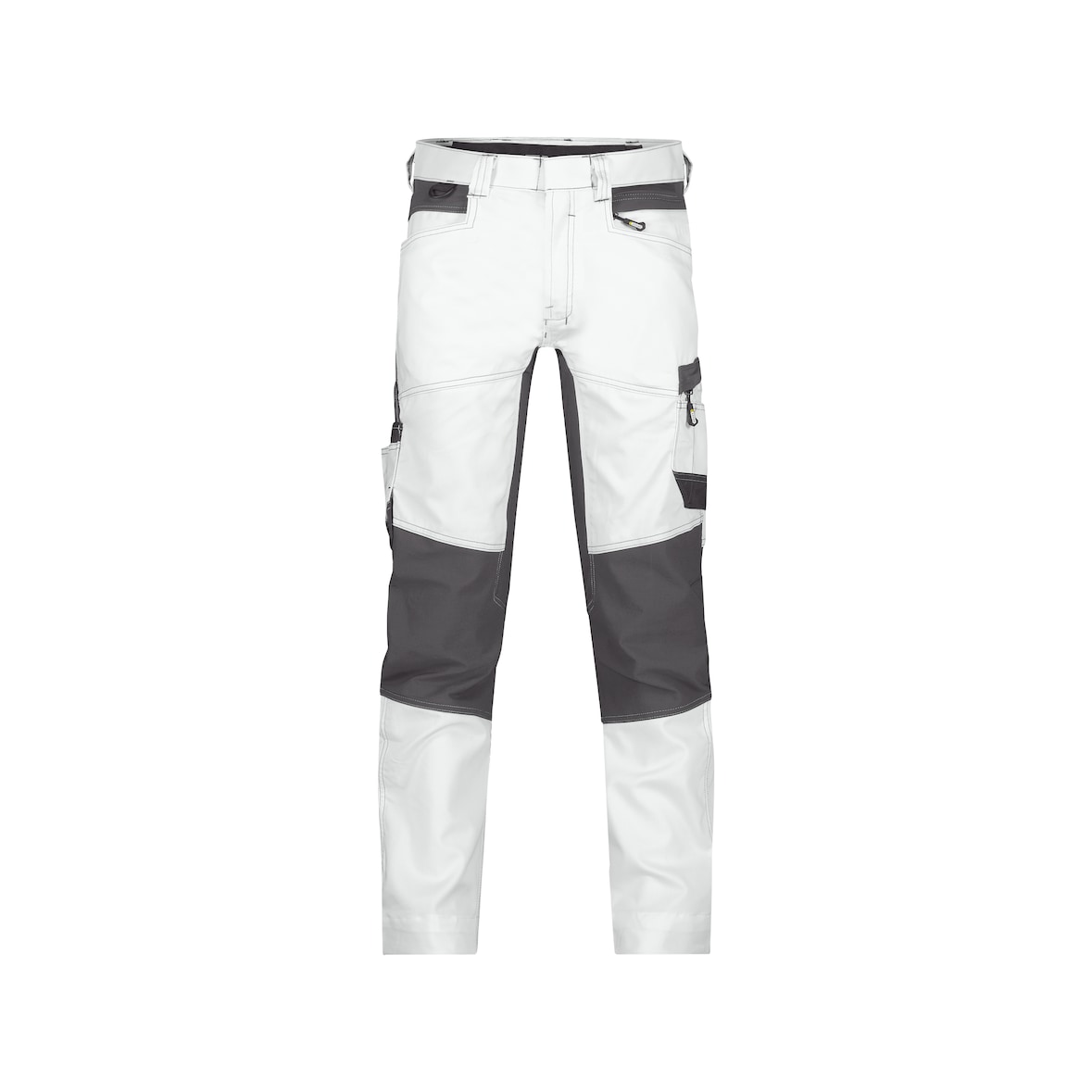 DASSY Arbeitshose HELIX Painters - Stretch - Malerhose - Kratzschutz weiß/anthrazitgrau 46 STANDARD