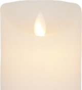 thumbnail of LED Echtwachskerze Weiß 6 Stunden Timerfunktion H 9 cm bewegliche Flamme