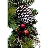 thumbnail of Tarrington House Couronne de Noël Nature, PVC / Polystyrène, Ø 45 cm, décorée