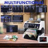 thumbnail of Jubula MV-500 Macchina conta banconote + Stampante Termica Jubula MPR-1  | EUR USD GBP | Macchina conta soldi | Contabanconote | Contasoldi