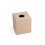 thumbnail of Elegante Taschentuchbox SHAPE Kunstleder Beige magnetischer Deckel