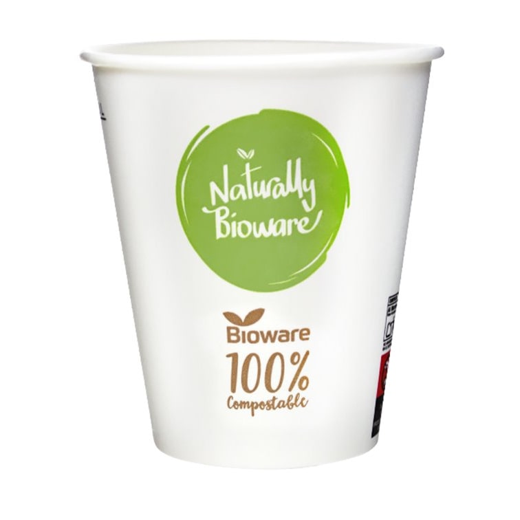 MONOUSO - Pappbecher und PLA Bioware® 12Oz/380ml Ø9,0cm (2.000 Stück)