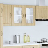 thumbnail of vidaXL Küchen-Hängeschrank mit Glastür Lucca Sonoma-Eiche Holzwerkstoff