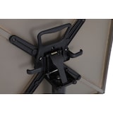 thumbnail of METRO PROFESSIONAL Mesa Bistro plegable Aveiro, acero, tablero efecto madera, 70 x 70 cm, cuadrada, gris oscuro/negro