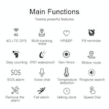 thumbnail of Montre Étanche 4G Avec Traceur GPS Anti-Perte Et Suivi Santé En Temps Réel Rouge YONIS