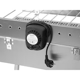 thumbnail of METRO PROFESSIONAL Holzkohlegrill Zondaro, 58 x 31 cm, mit drehbares Spießsystem, Edelstahl, silber