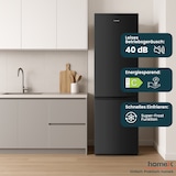 thumbnail of homeX Kühlschrank mit Gefrierfach, Kühl-Gefrierkombination freistehend, groß - 315 L, Super-Frost-Funktion, CFS3151C-B