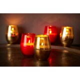 thumbnail of Duni Kerzenglas Ritz 12,5 cm, ø 7,6 cm Gold, 6 Stk/Krt (6 x 1 Stk)