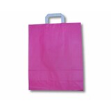 thumbnail of 250x Papiertragetaschen aus Kraftpapier 180+80x220mm pink
