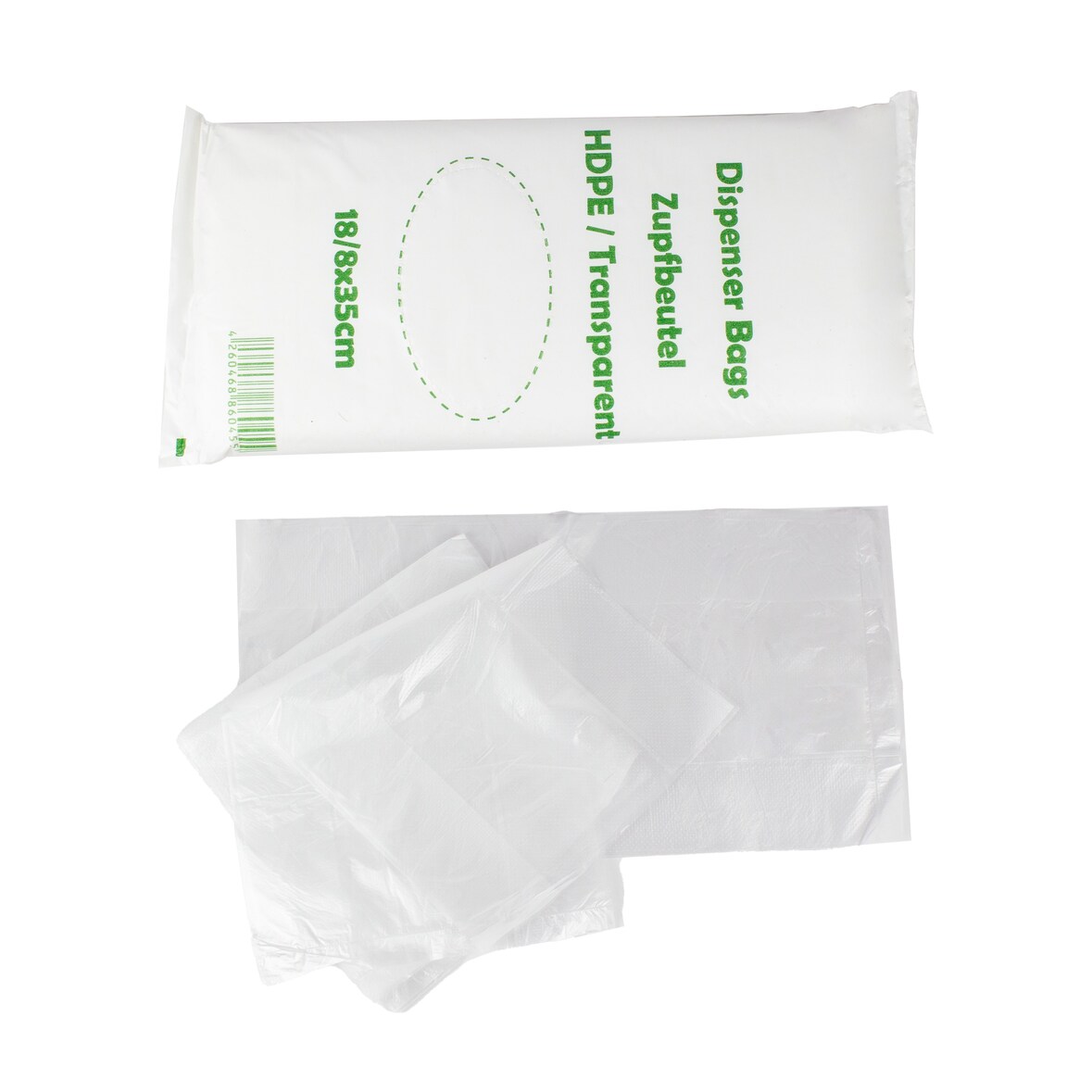 DayBays 500 Stk. Seitenfaltenbeutel für F2 Kisten 60+40x80 cm HDPE Transparent