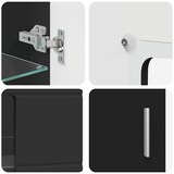 thumbnail of vidaXL Sideboard FLORIN Schwarz 55,5 x 29 x 103 cm Holzwerkstoff