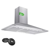 thumbnail of CIARRA A++ 370 m³/h Dunstabzugshaube 90 cm Wandhaube Pyramide Abzugshaube 3 Stufen VMS9201