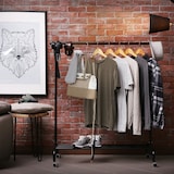 thumbnail of Relaxdays Gürtelhalter, Krawattenhalter aus Metall, platzsparend, 12 Haken, Krawatten & Gürtel, Kleiderschrank, silber