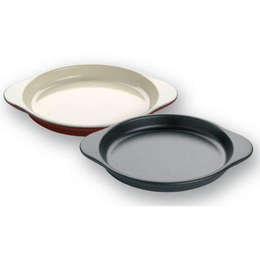 Matfer Plat à oeuf fonte émaillée rond rouge 16 cm Matfer - 071089