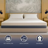 thumbnail of Chronos | Matras 140x200 met pocketveren en traagschuim | H 25 cm | Hypoallergeen | Ademend | Afneembare hoes | Klasse 1 medisch