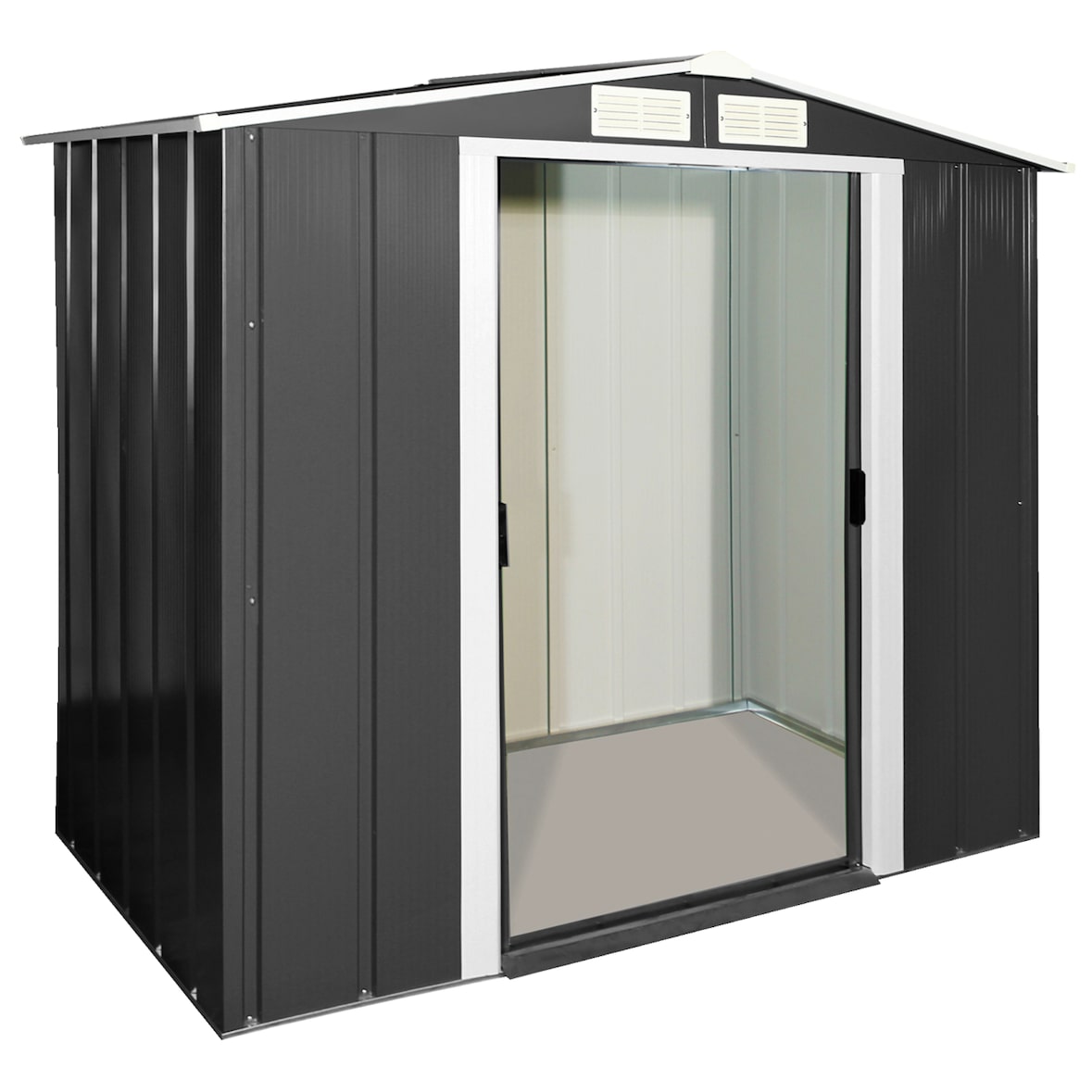 Tepro Metallgerätehaus Eco 6 x 4, 191,9 x 111,8 x 180,5 cm, anthrazit
