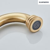 thumbnail of JULIAN | Rubinetto da bagno alto vintage in ottone dorato | Miscelatore retrò in acciaio inox per lavabo freestanding | con rubinetto gastronomico
