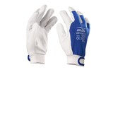 thumbnail of HOBBYLEATHER Ziegenleder-Handschuh – weiches Vollnarbenleder mit Strickrücken und Klettverschluss für präzise Feinarbeiten 7