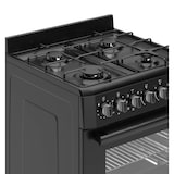 thumbnail of Wiggo WO-E605R(BB) Vrijstaande Gasfornuis - 60 cm - Zwart