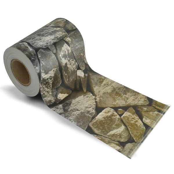 Sichtschutzstreifen PVC - für Gittermatten-Zäune - Effektiver Sichtschutz - 19 x 3500 cm / Sandstein
