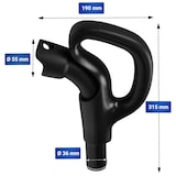 thumbnail of AEG Electrolux Handgriff 219371035/3 36mm Anschluß Ovalrohr für Staubsauger