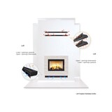 thumbnail of Griglia di ventilazione per camino Bianca - Loft 90x600