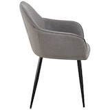 thumbnail of Set van 2 Eetkamerstoelen Boise Stof donkergrijs