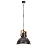 thumbnail of vidaXL Hängelampe Industriestil 25 W Schwarz Rund 30 cm E27