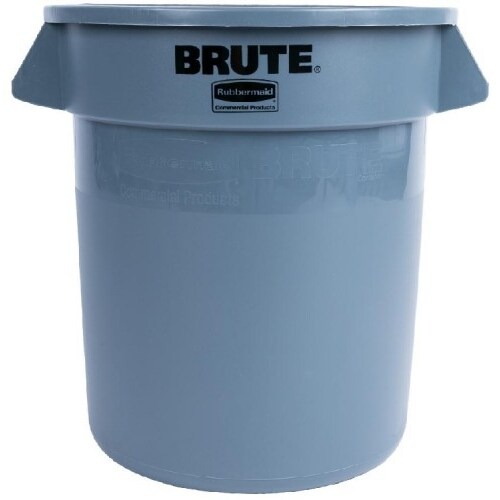 Rubbermaid Contenedor redondo gris - 37Ltr, Rubbermaid Rubbermaid