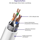 thumbnail of Helos ultra flex Patchkabel S/FTP Cat 6a TPE grau 1,0m