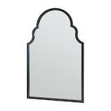 thumbnail of Helloshop26 - Moderner dekorativer Wandspiegel MDF 90 x 60 cm schwarz 03_0010177