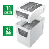 thumbnail of Destructora Leitz IQ Slim Home Office P4, blanco/plata (80010100)