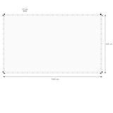 thumbnail of ECD Germany Abdeckplane Gewebeplane mit Ösen 6x10m 60m² 260g/m² Weiß aus Polyethylen Schimmelresistent Wasserdicht Reißfest Schutzplane Bootsplane