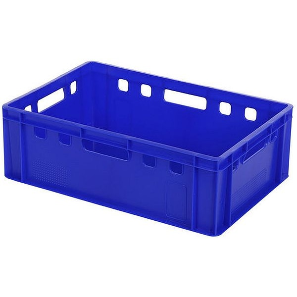 Lagerkiste Stapelbox Blau 60 x 40 x 20 cm