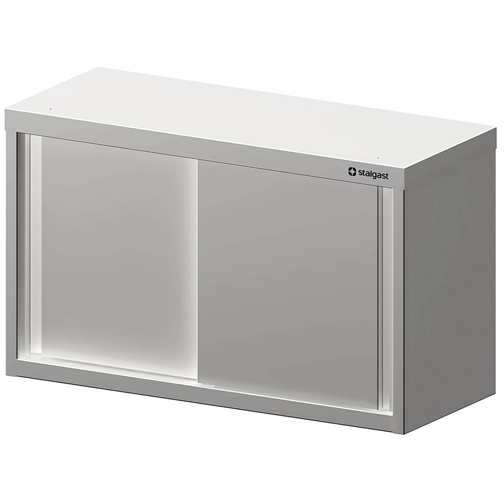 Stalgast Edelstahl Hängeschrank mit Schiebetüren 1700x400x600 mm, verschweißt