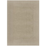 thumbnail of Handgewebter Wollteppich mit feinen Randdetails, `Mole`. Farbe: Beige, 160x230 cm | Kadima Design