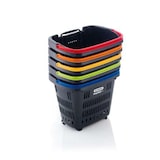 thumbnail of Panier à roulettes vertical supermarché superette magasin empilable 465x353x404 SHOPROLL 34 LITRES