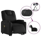 thumbnail of vidaXL Massagesessel mit Aufstehhilfe Elektrisch Schwarz Kunstleder