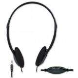 thumbnail of MCL - Casque stéréo filaire avec contrôle du volume - 1,80m Noir