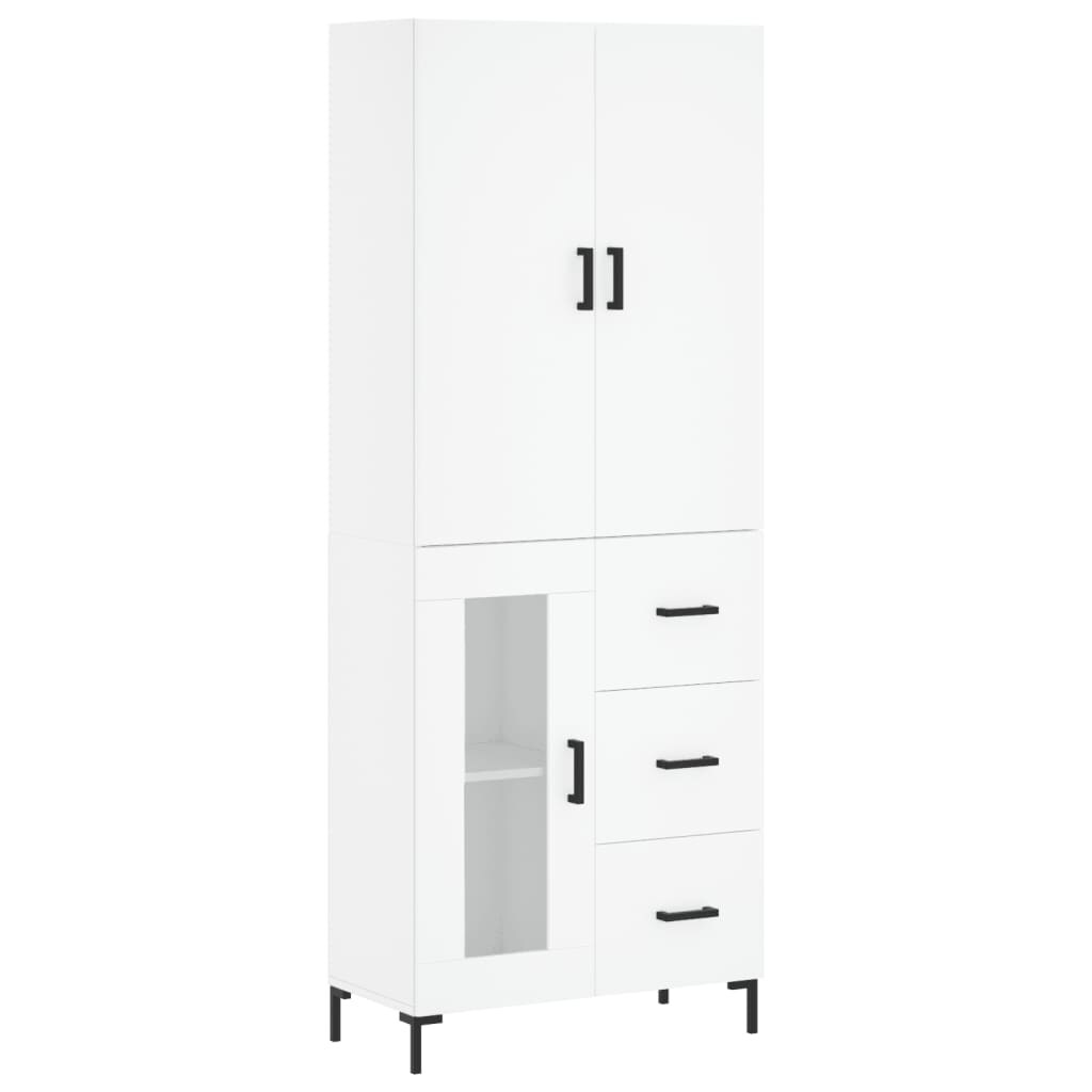 Helloshop26 - Buffet Sideboard Kommode Kleiderschrank Aufbewahrungsmöbel Organizer Küche Wohnzimmer Lounge hoch 69,5 x 34 x 180 cm 02_0032584