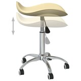 thumbnail of vidaXL Esszimmerstuhl Drehbar Creme Kunstleder