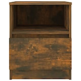 thumbnail of Table de chevet chêne fumé 40x40x50 cm bois d'ingénierie