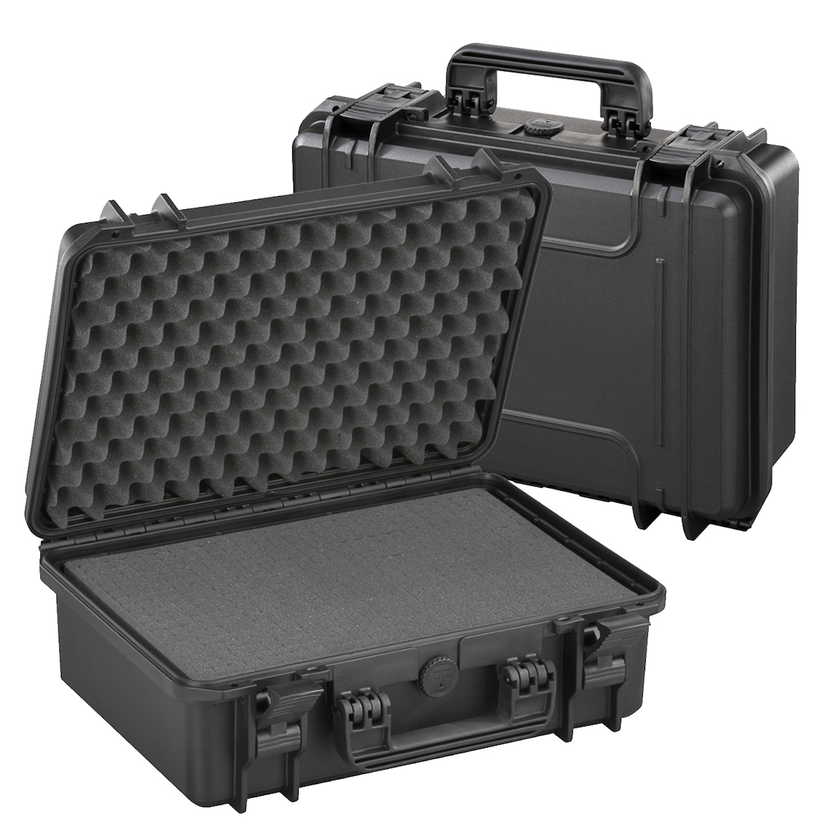 Schutzkoffer NYVIGuard NG520 Profi Outdoor Koffer 520x290x200mm mit Rasterschaum Schwarz