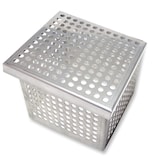 thumbnail of Roestvrij stalen anti-verstoppingspakket: 180mmx180mm Stoelbeugel + Plat Deksel 188mmx188mm - Rejinox