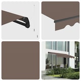 thumbnail of Wasabi - Toldo Exterior Enrollable 3x2,5 Taupe Poliéster – Estructura Aluminio Antracita Inclinación Regulable