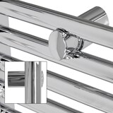 thumbnail of LuxeBath Elektrischer Badheizkörper Sahara 300x800mm Chrome gerade Seitenanschluss + Heizstab 600W Thermostat Handtuchheizkörper Handtuchwärmer