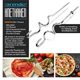 thumbnail of Arendo Elektrischer Handmixer Handrührer - inkl. 2 Quirle und 2 Knethaken aus Edelstahl - Handrührgerät - Hakenentriegelung - Turbotaste
