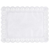 thumbnail of PAPSTAR 100 Spitzenpapiere eckig 40 cm x 30 cm weiss