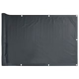 thumbnail of Écran de balcon en tissu Oxford anthracite de 90x400 cm Modèle Ombre Premium